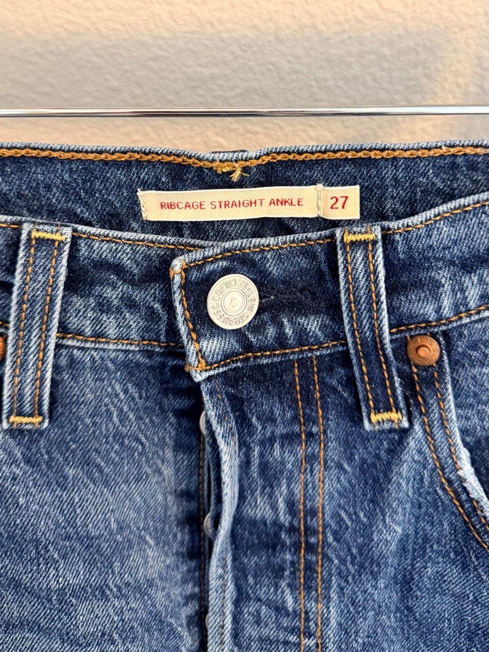 Levi's Ribcage Straight Full Length Valley View - Picture 4 of 6